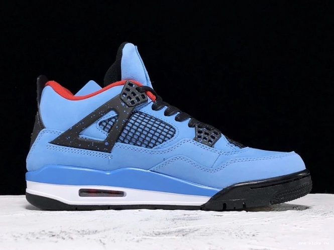 Rep Onekick Air 4 Cactus Travis Scott 308497-406 Jack Jordan x 0812